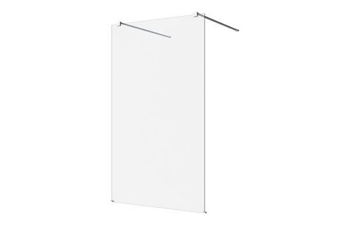 M-Series 1150 Freestanding Panel – Clear Glass/Chrome Fittings [131370]