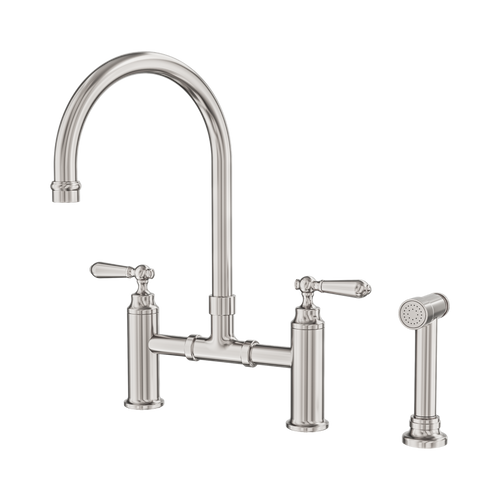 York Bridge Kitchen Set with Hand Spray Brushed Nickel [311914]