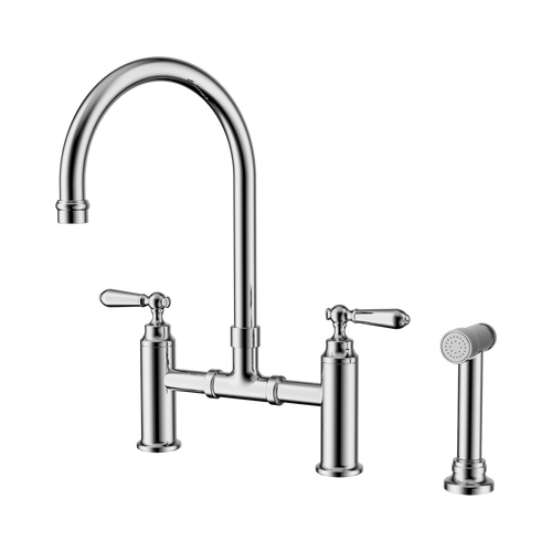 York Bridge Kitchen Set with Hand Spray Chrome [311916]