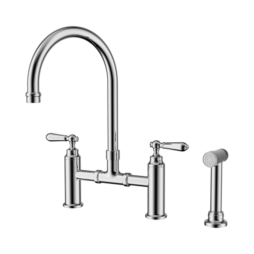 York Bridge Kitchen Set with Hand Spray Chrome [311916]