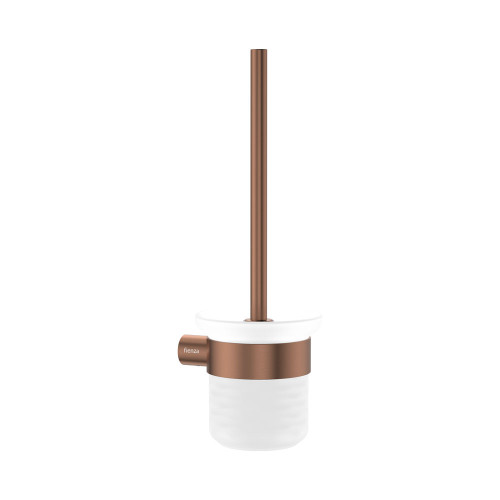 Empire Slim Toilet Brush & Holder Brushed Copper [311588]