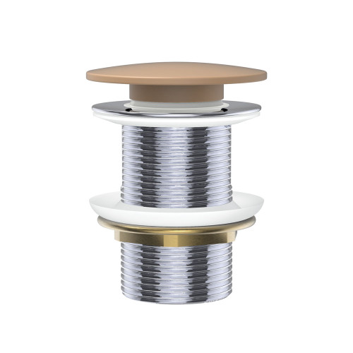 Pop-Up 32mm x 70mm Non-Overflow Basin Waste Dusk Domed Solid Surface Cap [311584]