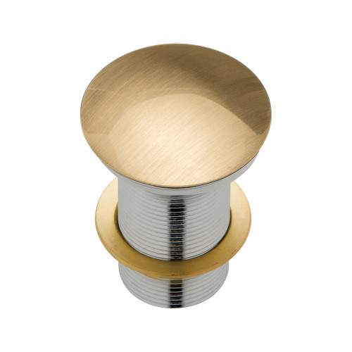 Pop-Up 32mm x 70mm Non-Overflow Basin Waste Urban Brass Flat Metal Cap [311571]