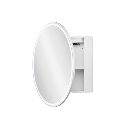 Round LED Mirror Cabinet White [311683]
