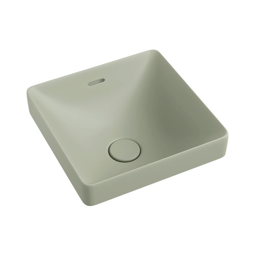 Aluca Square Semi-Inset Basin Matte Olive [313137]