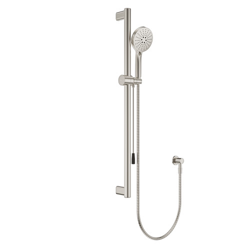 Care Rail Shower with Push/Pull Slider Brushed Nickel [313422]