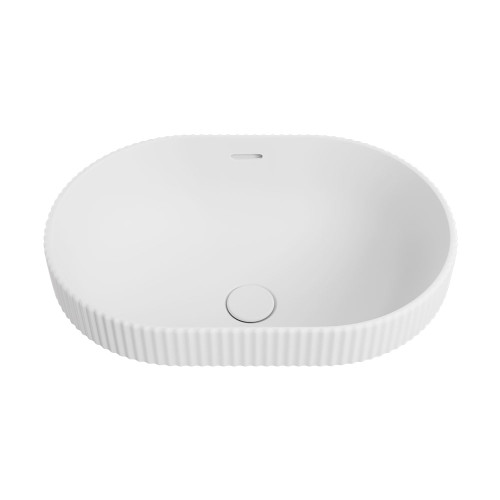 Eleanor Oval Semi-Inset Basin Matte White [313419]