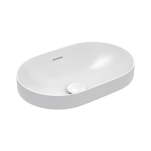 Aluca Pill Semi-Inset Basin Matte White [313429]