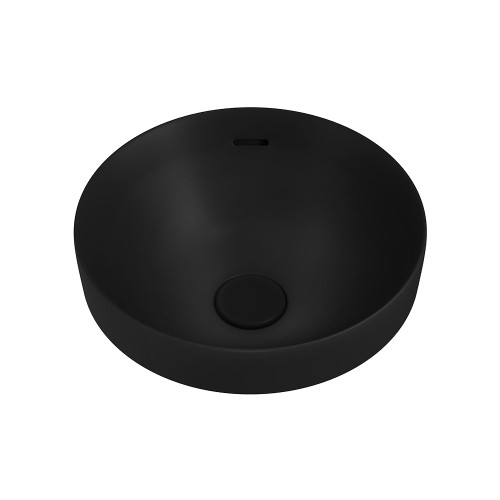 Aluca Round Semi-Inset Basin Matte Black [313427]
