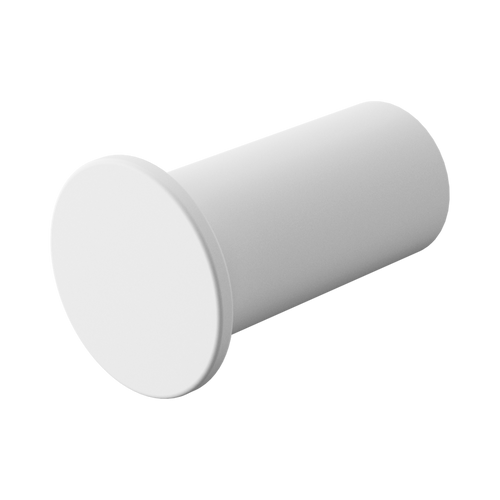 Mecca Robe Hook Slim Matte White [313719]