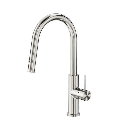 Mecca Smart Sensor Pull-Out Kitchen Mixer Brushed Nickel [313747]