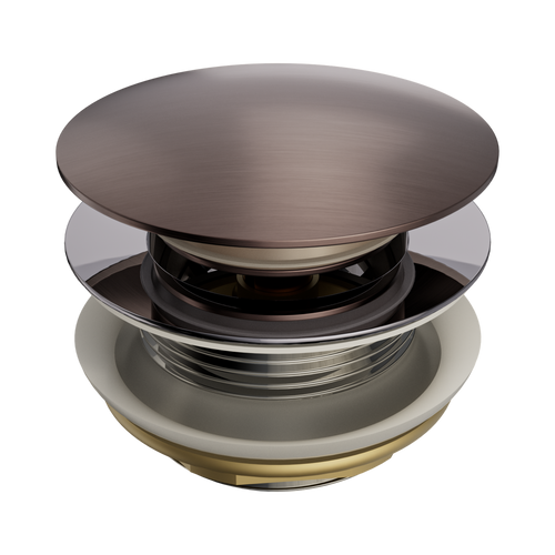 Short Pop-Up Bath Waste 40mm Brushed Bronze [313647]