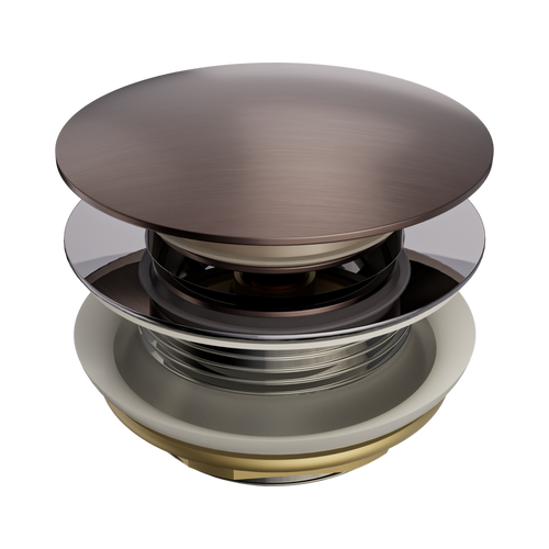Short Pop-Up Bath Waste 40mm Brushed Bronze [313647]