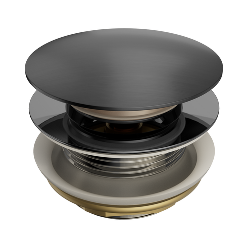 Short Pop-Up Bath Waste 40mm Gunmetal [313776]