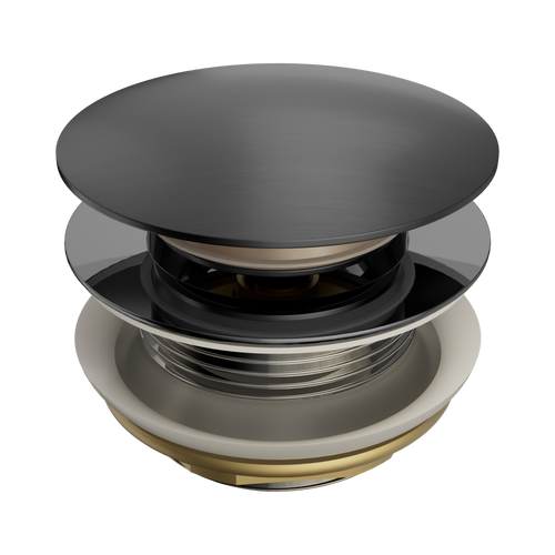 Short Pop-Up Bath Waste 40mm Gunmetal [313776]