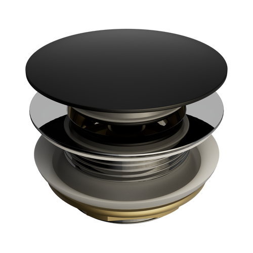 Short Pop-Up Bath Waste 40mm Matte Black [313761]