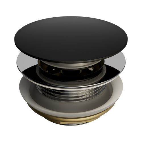 Short Pop-Up Bath Waste 40mm Matte Black [313761]
