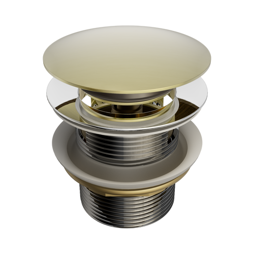 Pop-Up Bath Waste 40mm with Overflow Brushed Gold [313660]