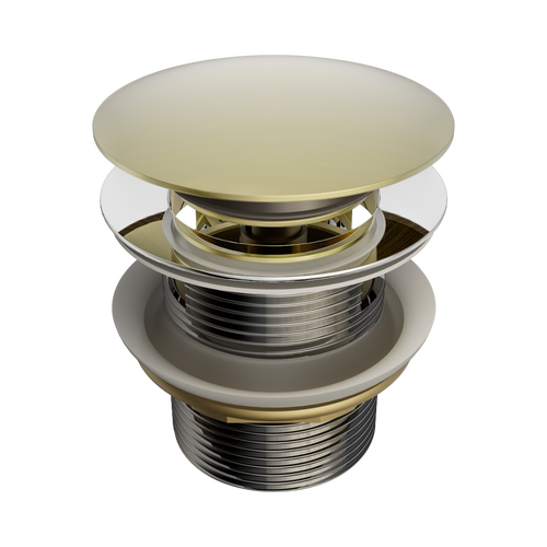 Pop-Up Bath Waste 40mm with Overflow Brushed Gold [313660]