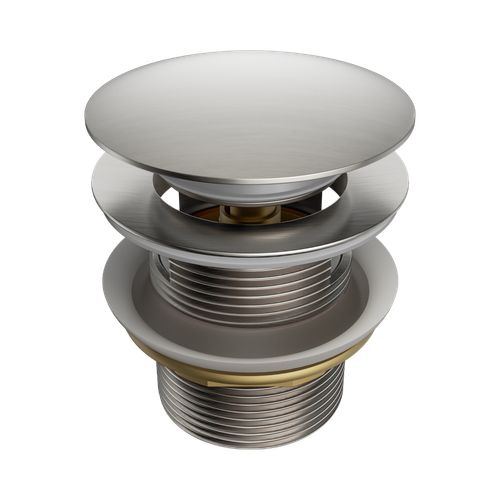 Pop-Up Bath Waste 40mm with Overflow Brushed Nickel [313673]
