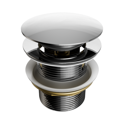 Pop-Up Bath Waste 40mm with Overflow Chrome [313709]