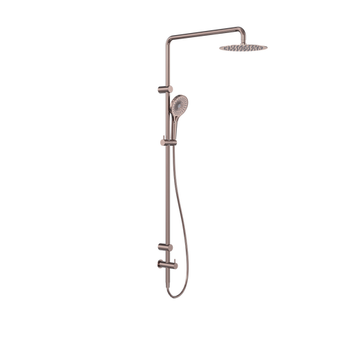 Mecca Care 25mm Grab Rail 900mm Twin Shower Set Brushed Bronze [314487]