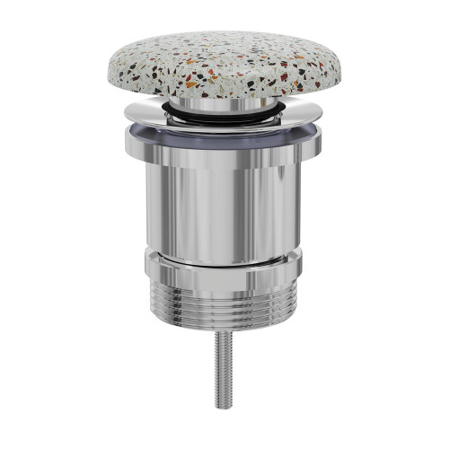 Universal Basin Waste 32/40mm Concrete Pop-Up Pull-Out Terrazzo [313495]