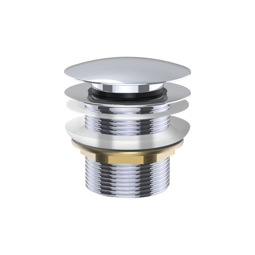 Pull-Out Pop-Up Bath Waste 40mm Chrome No Overflow 55mm Thread Length [313478]