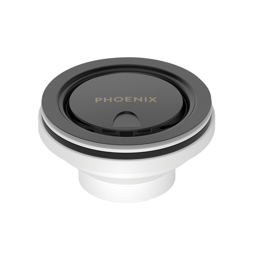 Covered Sink Basket Waste Matte Black [310510]