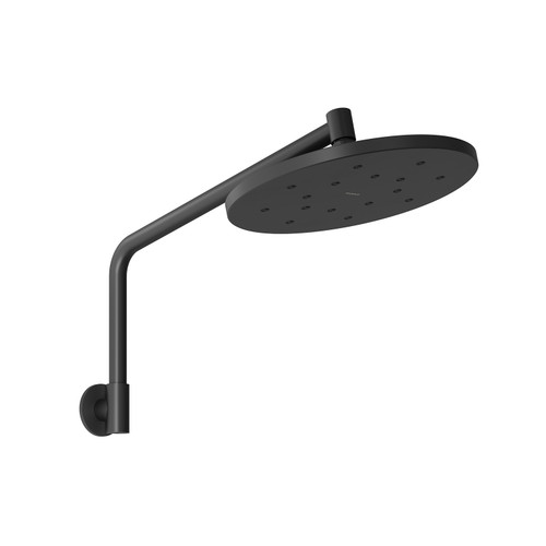 Ormond High-Rise Shower Arm and Rose 4Star Matte Black [312314]
