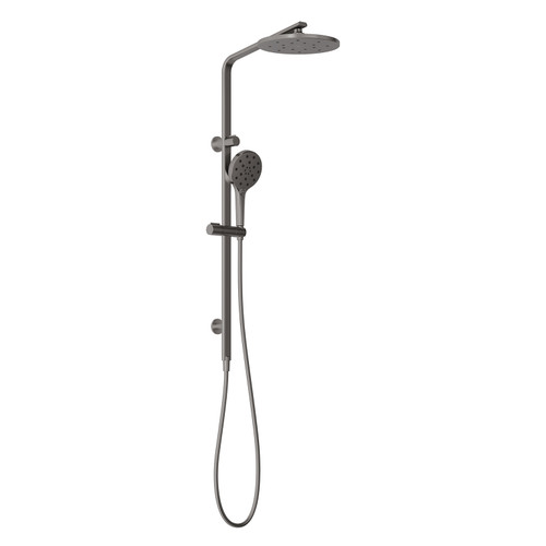 Oxley Twin Shower 4Star Brushed Carbon [312295]