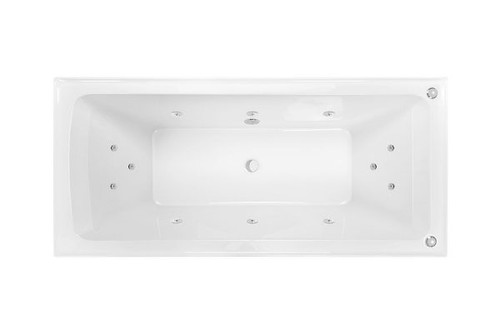 San Diego Santai 12-Jet Spa Bath 1790mm High Gloss White [126412]