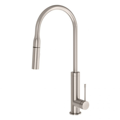 Deja Pull-Out Sink Mixer 220mm Brushed Nickel Lead Free [302400]