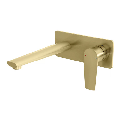 Arlo Wall Basin or Bath Mixer Set 200mm (Trim Kit Only) Brushed Gold Lead Free [304365]
