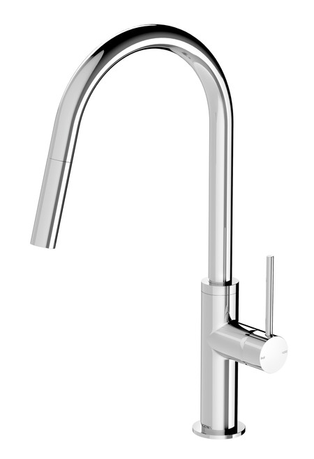 Vivid Slimline Sink Mixer with Pull-Out Spray 5Star Chrome Lead Free [304985]