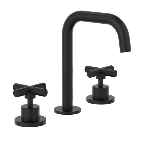 Cross Basin Set Matte Black 5Star Lead Free [304995]