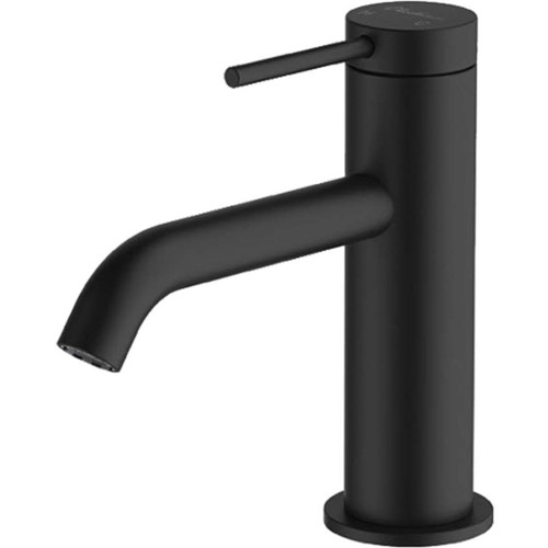 Venice Curved Basin Mixer Matte Black 5Star Lead Free [305130]