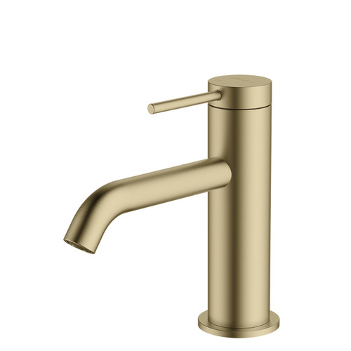 Venice Basin Mixer (Curved Spout) 5Star Classic Gold Lead Free [305153]