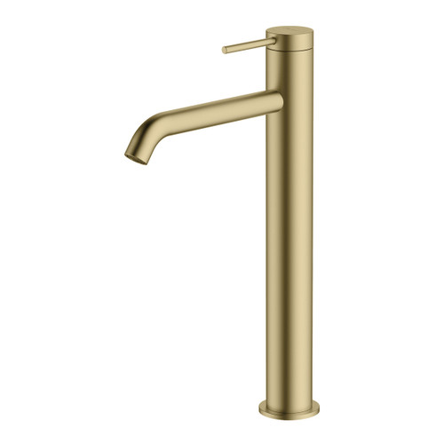 Venice Tower Basin Mixer (Curved Spout) 5Star Classic Gold Lead Free [305161]