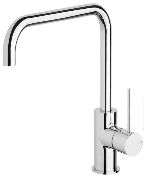 Vivid Slimline Sink Mixer with 220mm Squareline Spout 4Star Chrome Lead Free [311749]