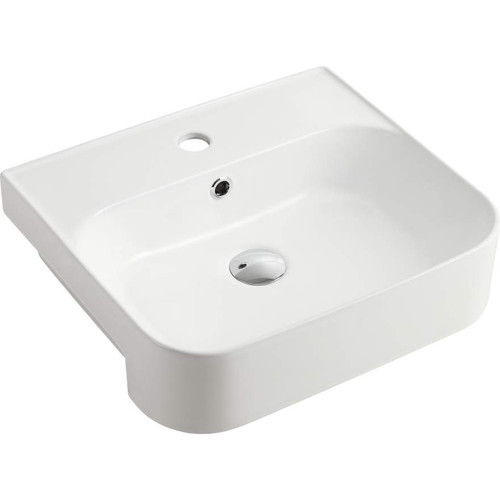 Dublin Semi-Recessed Basin White [159716]