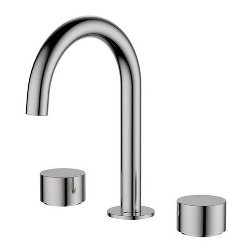 Kaya Circular Basin Tap Set PVD Brushed Nickel Lead Free [310986]