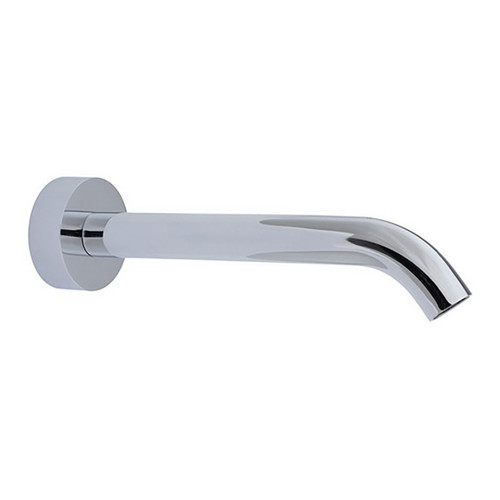 Kaya Wall Push Fit Basin or Bath Spout Polished Chrome 180mm Outlet Lead Free [311033]