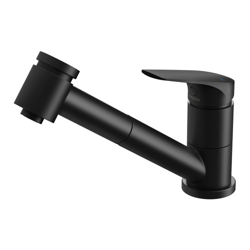 Builders Ivy MkII Pull-Out Sink Mixer Matte Black Lead Free [311045]