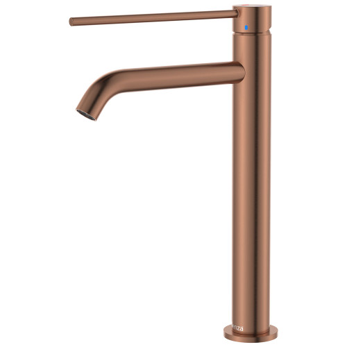 Kaya Care Tall Basin Mixer Brushed Copper Lead Free [312533]