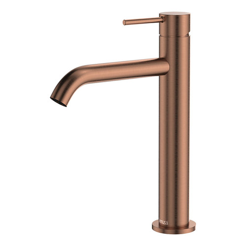 Kaya Medium Basin Mixer Brushed Copper Lead Free [312522]
