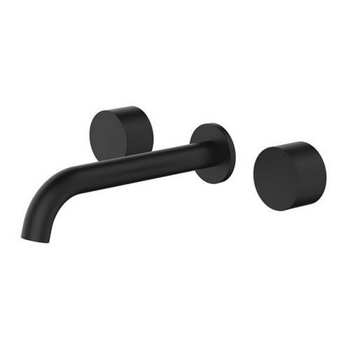 Kaya Wall Circular Basin or Bath Tap Set Matte Black 5Star Lead Free [312518]