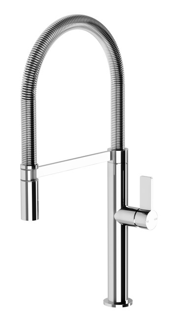Prize Sink Mixer Flexible Coil 5Star Chrome Lead Free [312593]