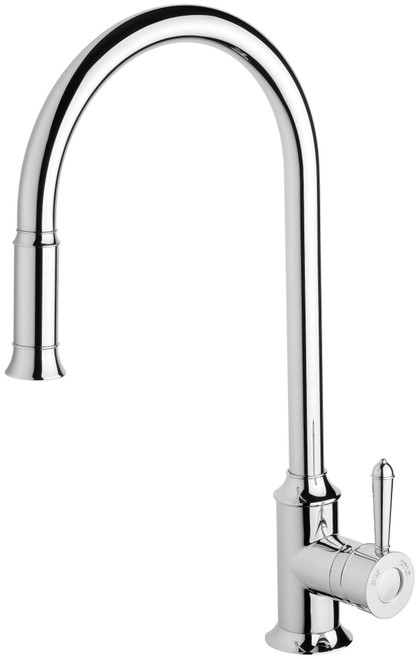 Nostalgia Sink Mixer with Pull-Out Spray 4Star Chrome Lead Free [313883]