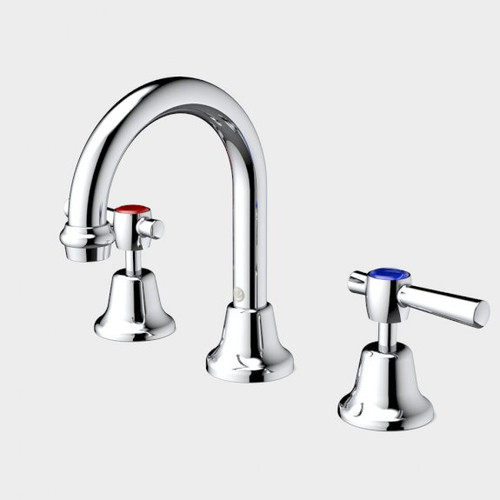 Caravelle Classic Lever Basin Set Ceramic Disc Chrome Lead Free [314518]